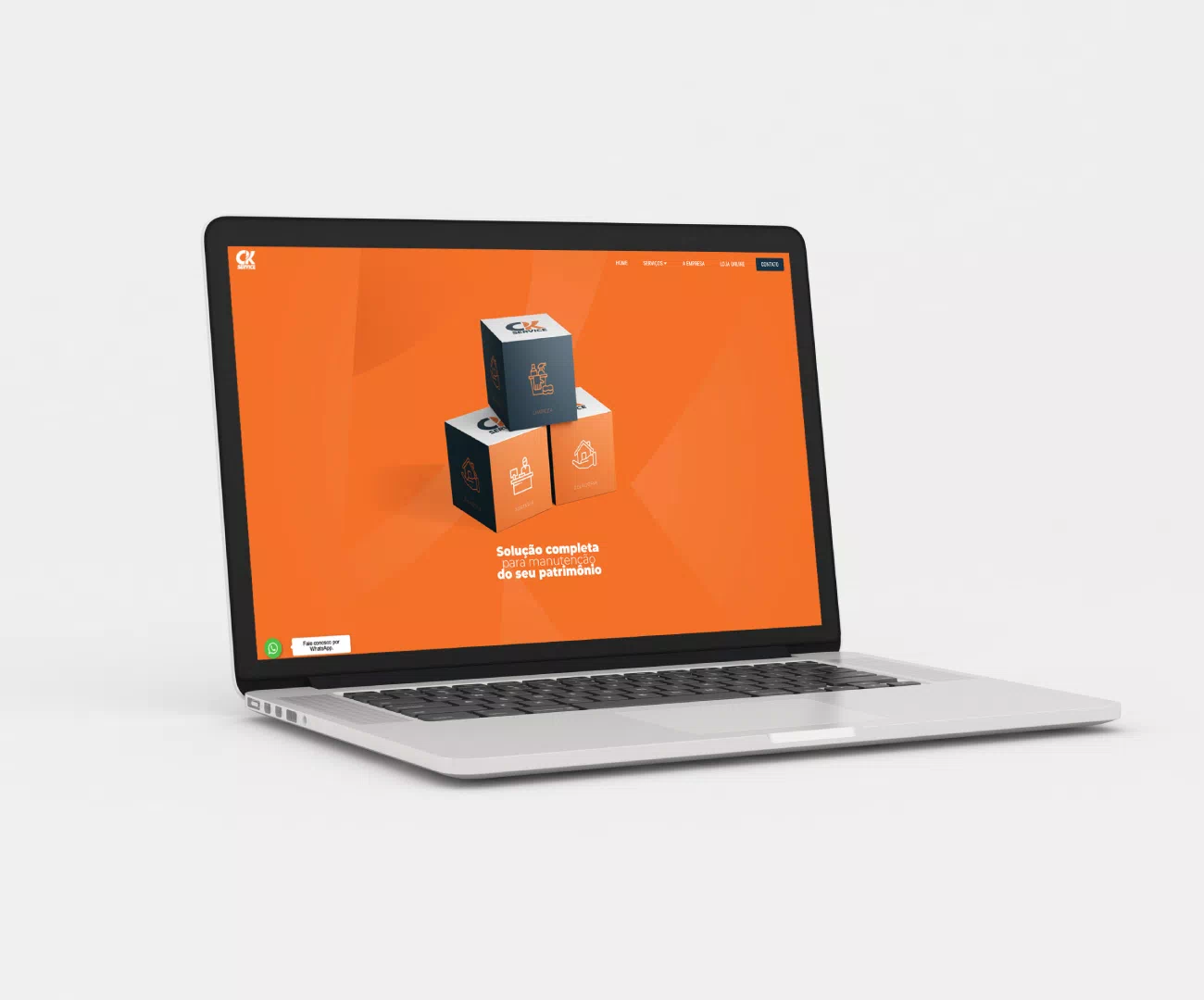 Design e implementação de site para a CK Service