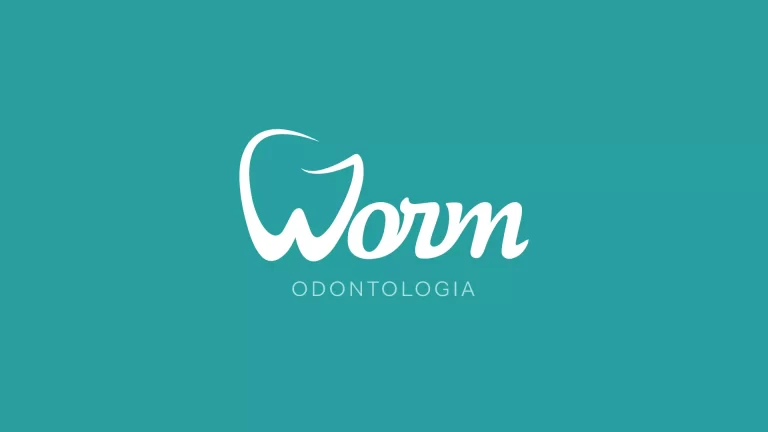 Design de logotipo para a Worm Odontologia