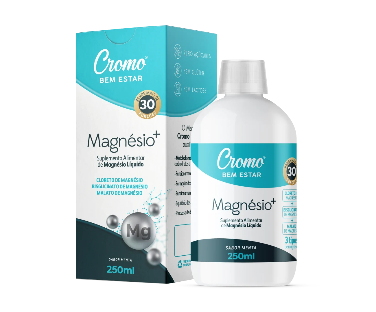 Design de rótulo para linha Cromo Bem Estar