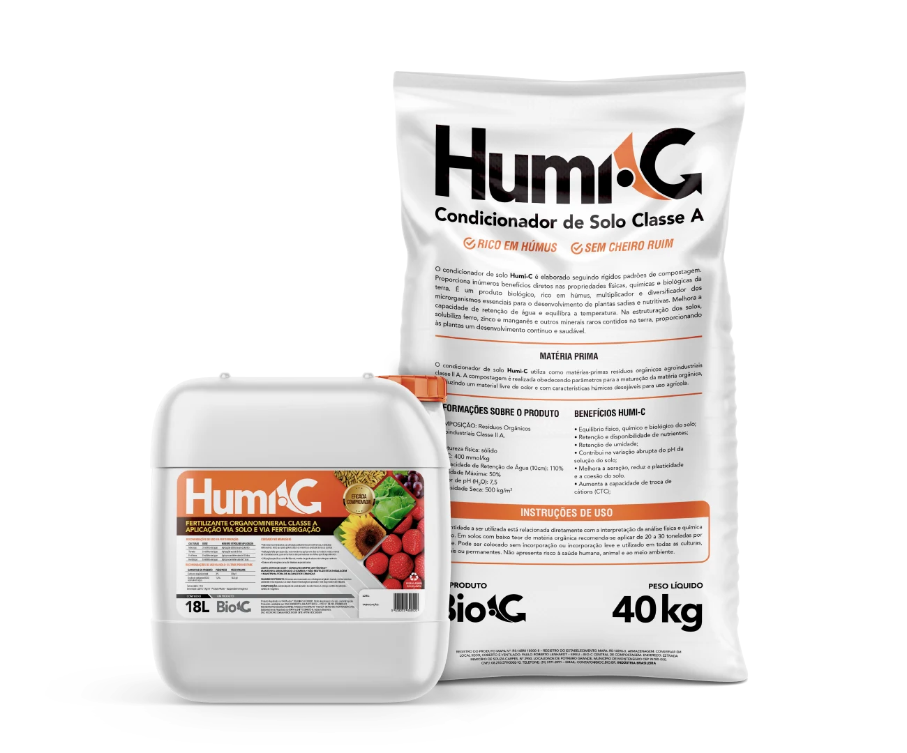 Design de rótulo de fertilizante para a Compostagem Bio-C